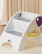 Little Mom Inaltator For Kids Purple pliabil cu doua trepte picioare antiderapante dimensiuni 39.2 x 38.6 x 36.2 cm