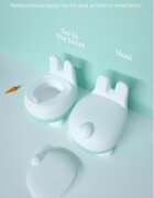 Little Mom Olita Cute Rabbit Blue 2in1 multifunctionala ergonomica margini rotunjite baza stabila vas-colector detasabil