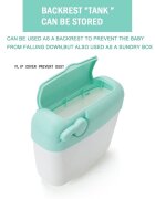 Little Mom Olita educationala pentru copii Simulation Potty Green design realist ergonomic colac moale PVC vas colector detasabil dimensiune 44 x 30 x 36 cm