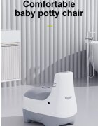 Little Mom Olita Elephant Grey cu sunete margini rotunjite baza stabila vas colector detasabil greutate sustinuta 60 kg varsta recomandata 1 an+