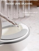 Little Mom Olita muzicala copii My First Toilet Green model educativ design realist tip minitoaleta adaptor moale din spuma PU capac rabatabil vas colector detasabil suport pentru hartie igienica