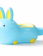 Little Mom Olita pentru copii Rabbit Blue cu baza solida insert detasabil picioruse antiaderente forma ergonomica