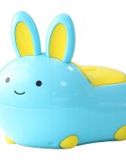 Little Mom Olita pentru copii Rabbit Blue cu baza solida insert detasabil picioruse antiaderente forma ergonomica