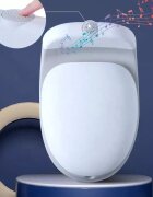 Little Mom Olita pentru copii Red Toilet model educativ si muzical cu design realist colac moale din spuma PU capac rabatabil si vas colector detasabil dimensiune 40 x 28 x 30 cm