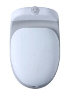 Little Mom Olita pentru copii Red Toilet model educativ si muzical cu design realist colac moale din spuma PU capac rabatabil si vas colector detasabil dimensiune 40 x 28 x 30 cm