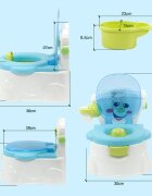 Little Mom Olita pentru copii Smiley Potty Pink educationala 3 in 1 design realist cu suport pentru hartia igienica cu vas colector detasabil si buton de tras apa dimensiune 42 x 30 x 36 cm