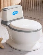 Little Mom Olita tip minitoaleta Green cu sunete reductor moale din spuma margini rotunjite insert detasabil capac rabatabil varsta recomandat 1 an+