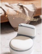 Little Mom Olita tip minitoaleta Green cu sunete reductor moale din spuma margini rotunjite insert detasabil capac rabatabil varsta recomandat 1 an+