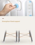 Little Mom Patut multifunctional pentru copii 3 in 1 Blue cu 3 configuratii distincte cadru din otel picioruse de balansare Roti aditionale Plasa de tantari si Salteluta cu fibra de cocos inclusa 92 x 55 x 79 cm