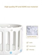 Little Mom Patut multifunctional pentru copii 3 in 1 Blue cu 3 configuratii distincte cadru din otel picioruse de balansare Roti aditionale Plasa de tantari si Salteluta cu fibra de cocos inclusa 92 x 55 x 79 cm