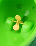 Little Mom Pisoar pentru baieti cu bazin colector detasabil fixare cu ventuze dimensiune 17 x 21 x 29 cm Happy Frog Green