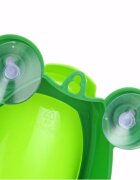 Little Mom Pisoar pentru baieti cu bazin colector detasabil fixare cu ventuze dimensiune 17 x 21 x 29 cm Happy Frog Green