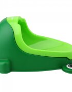 Little Mom Pisoar pentru baieti cu bazin colector detasabil fixare cu ventuze dimensiune 17 x 21 x 29 cm Happy Frog Green
