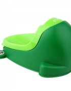 Little Mom Pisoar pentru baieti cu bazin colector detasabil fixare cu ventuze dimensiune 17 x 21 x 29 cm Happy Frog Green