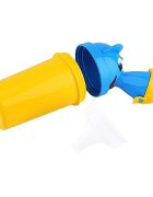 Little Mom Pisoar pentru baieti Pee Trainer Yellow portabil si reutilizabil cu sistem anticurgere capacitate 500 ml