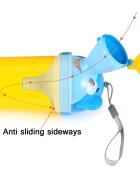 Little Mom Pisoar pentru baieti Pee Trainer Yellow portabil si reutilizabil cu sistem anticurgere capacitate 500 ml