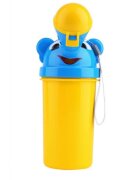Little Mom Pisoar pentru baieti Pee Trainer Yellow portabil si reutilizabil cu sistem anticurgere capacitate 500 ml