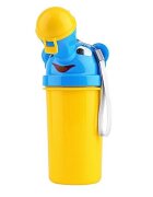 Little Mom Pisoar pentru baieti Pee Trainer Yellow portabil si reutilizabil cu sistem anticurgere capacitate 500 ml