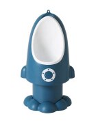 Little Mom Pisoar pentru baieti Rocket Navy cu inaltime reglabila vas colector detasabil dimensiune 275 x 15 x 49 cm