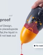 Little Mom Pisoar pentru baieti Yellow Rocker portabil sistem anticurgere palnie detasabila capacitate 500 ml