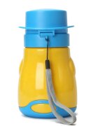 Little Mom Pisoar portabil pentru baietei Reutilizabil cu inchidere ermetica design intuitiv capacitate 600 ml dimensiune 17 x 9 cm Yellow