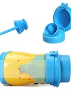 Little Mom Pisoar portabil pentru baietei Reutilizabil cu inchidere ermetica design intuitiv capacitate 600 ml dimensiune 17 x 9 cm Yellow