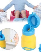 Little Mom Pisoar portabil pentru baietei Reutilizabil cu inchidere ermetica design intuitiv capacitate 600 ml dimensiune 17 x 9 cm Yellow