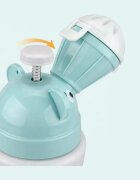 Little Mom Pisoar portabil pentru baietei Travel Blue reutilizabil design ergonomic si intuitiv dimensiune 22 x 8 cm capacitate 500 ml