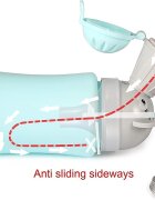 Little Mom Pisoar portabil pentru baietei Travel Blue reutilizabil design ergonomic si intuitiv dimensiune 22 x 8 cm capacitate 500 ml