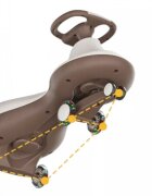 Little Mom PlasmaCar fara pedale Coffe cu sunete roti din polipropilen luminoase sezut ergonomic