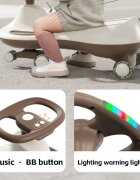 Little Mom PlasmaCar fara pedale Coffe cu sunete roti din polipropilen luminoase sezut ergonomic
