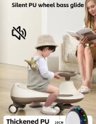 Little Mom PlasmaCar fara pedale Coffe cu sunete roti din polipropilen luminoase sezut ergonomic