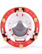 Little Mom Premergator pentru copii Pink cu panou interactiv detasabil cu sunete si lumini sezut cu spatar inalt roti silentioase prevazut cu maner de sustinereimpingere