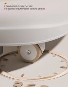 Little Mom Premergator si antepremergator 2 in 1 pentru copii beige pliabil inaltime reglabila sezut cu spatar roti silentioase panou interactiv detasabil cu sunete