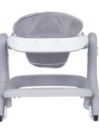 Little Mom Premergator si antepremergator 2 in 1 pentru copii grey pliabil inaltime reglabila sezut cu spatar roti silentioase panou interactiv detasabil cu sunete
