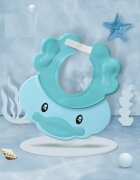 Little Mom Protectie baita Duckling Blue pentru ochi si urechi flexibila ajustabila cu margini rotunjite