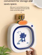 Little Mom Recipient pentru clatire Blue ultrapliabil cu margini rotunjite pereti flexibili capacitate 3500 ml
