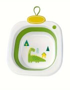 Little Mom Recipient pentru clatire Green ultrapliabil cu margini rotunjite pereti flexibili capacitate 3500 ml