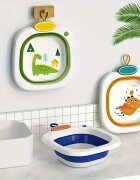 Little Mom Recipient pentru clatire Orange ultrapliabil cu margini rotunjite pereti flexibili capacitate 3500 ml