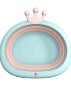 Little Mom Recipient pentru clatit Royal Blue pliabil margini rotunjite fara BPA capacitate 4.2 litri