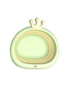 Little Mom Recipient pentru clatit Royal Green pliabil margini rotunjite fara BPA capacitate 4.2 litri