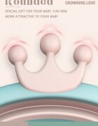 Little Mom Recipient pentru clatit Royal Pink pliabil margini rotunjite fara BPA capacitate 4.2 litri