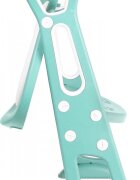 Little Mom Reductor pentru toaleta cu scara Happy Feet Green pliabil inaltime reglabila cu manere si multiple suprafete antialunecare