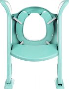 Little Mom Reductor pentru toaleta cu scara Happy Feet Green pliabil inaltime reglabila cu manere si multiple suprafete antialunecare