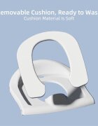 Little Mom Reductor WC copii StepUp Baby Grey reglabil pe inaltime cu manere ergonomice colac moale detasabil din spuma PU design anti-stropire compatibilitate universala