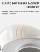 Little Mom Reductor WC pentru copii Silver cu dubla fixare spatar si manere de sustinere colac moale din spuma PU protectie impotriva stropilor