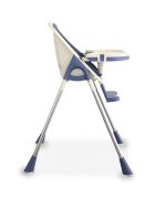 Little Mom Scaun de masa 2 in 1 Grass Navy portabil cu husa detasabila suport picioare centura siguranta reglabil pe inaltime