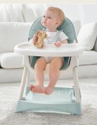 Little Mom Scaun de masa multifunctional 3 in 1 Rocking Chair Pink transformabil in balansoar cu husa detasabila spatar reglabil inaltime reglabila masuta detasabila si roti