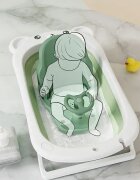 Little Mom Scaunel de baie pentru copii Car Pink cu design pliabil ergonomic volan de sustinere spatar ajustabil in 3 unghiuri diferite fixare cu ventuze dimensiune 38 x 28.5 x 30.8 cm