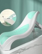 Little Mom Set Cadita pliabila pentru copii Crown Grey termometru incorporat cu display digital sistem de agatare si suport anatomic pliabil